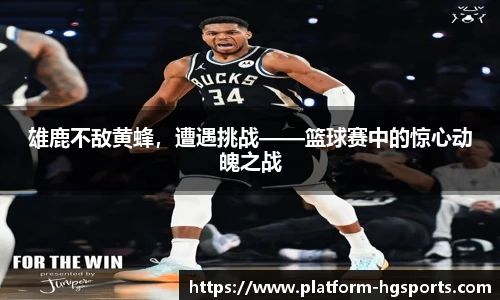 雄鹿不敌黄蜂，遭遇挑战——篮球赛中的惊心动魄之战